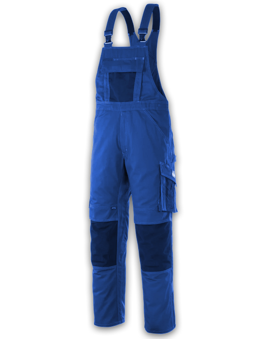 Kék kantáros munkaruha